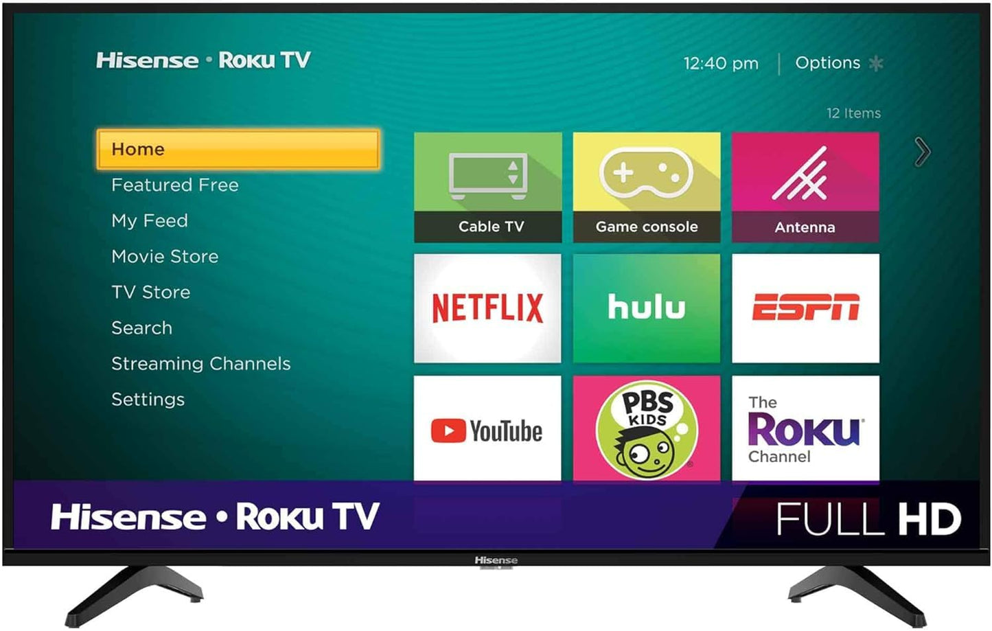 Hisense TV LED 40H4030F; 40 Pulgadas; Full HD; Smart TV; 3 HDMI; 2 USB