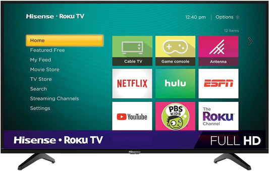 Hisense TV LED 40H4030F; 40 Pulgadas; Full HD; Smart TV; 3 HDMI; 2 USB