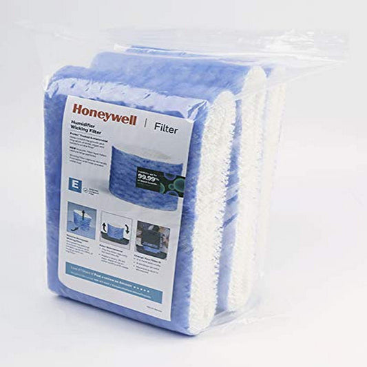 Honeywell HC14PF3 Filtro absorbente de repuesto E, paquete de 3, blanco, 3 unidades