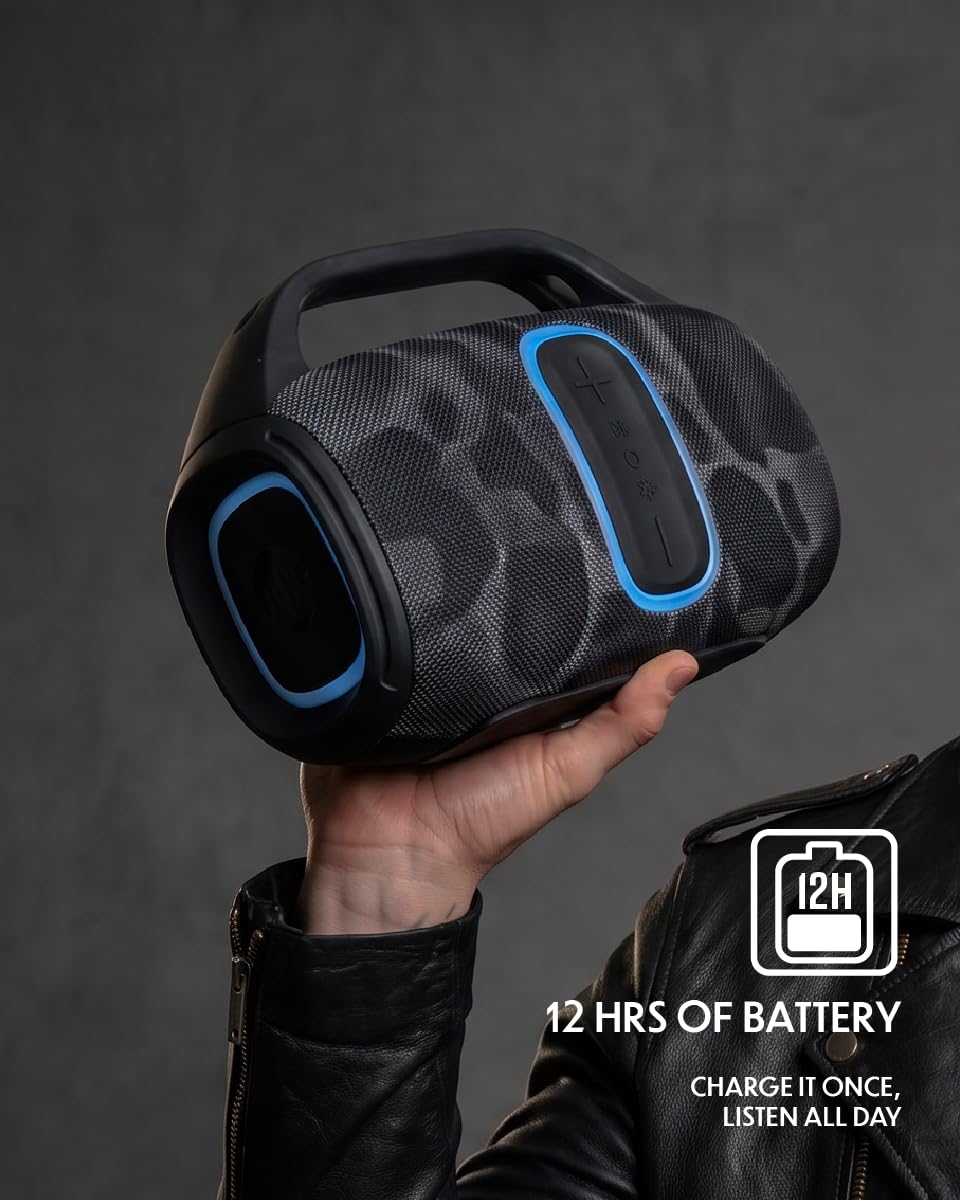 Altavoz Portátil Stromberg Bluetooth 30 W Resistente al Agua Midnight