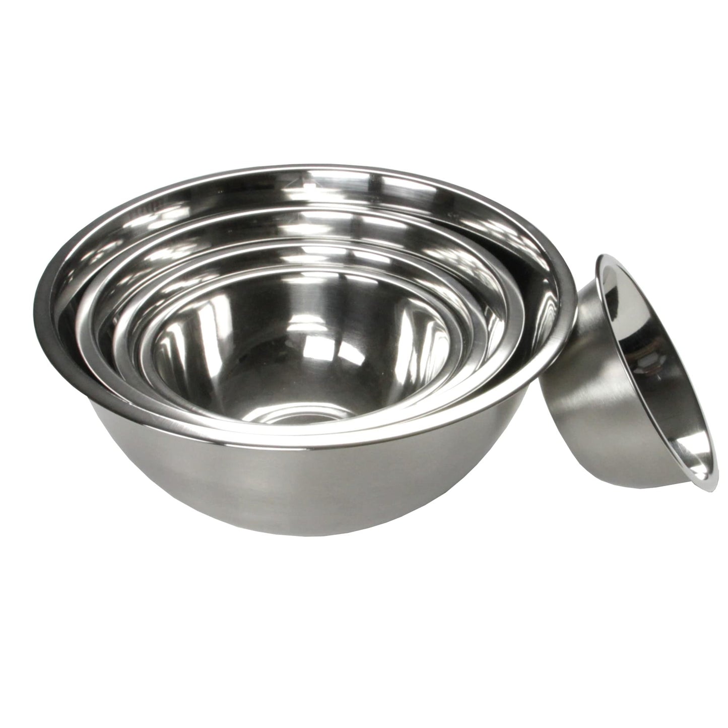 Chef Craft - tazón para mezclar cepillado, 5 cuartos de galón, acero inoxidable