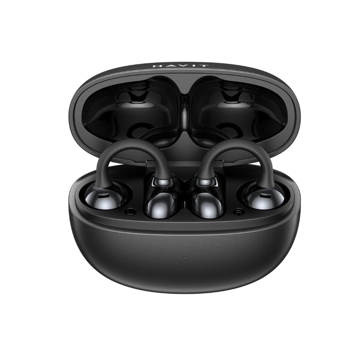 Audífonos Bluetooth 5.4 Havit Negro Open Ear Deportivos