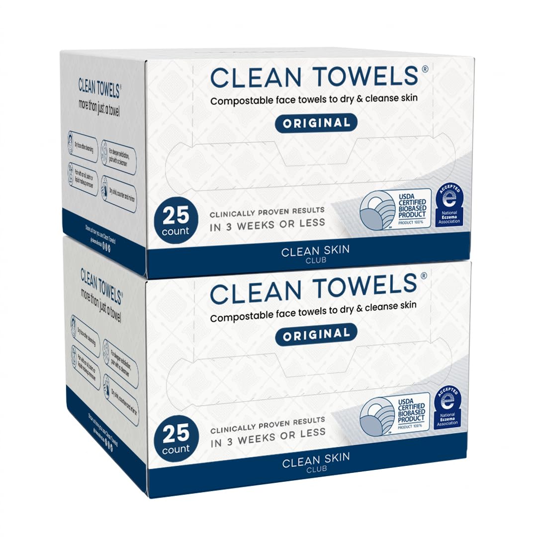 Clean Skin Club Clean Toalla Pequeña (2 Pack)