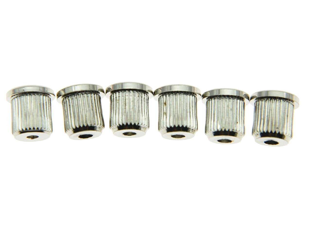 Dopro - Juego de 6 virolas de guitarra de níquel a través del cuerpo de 5/16 pulgadas para American Standard Telecaster