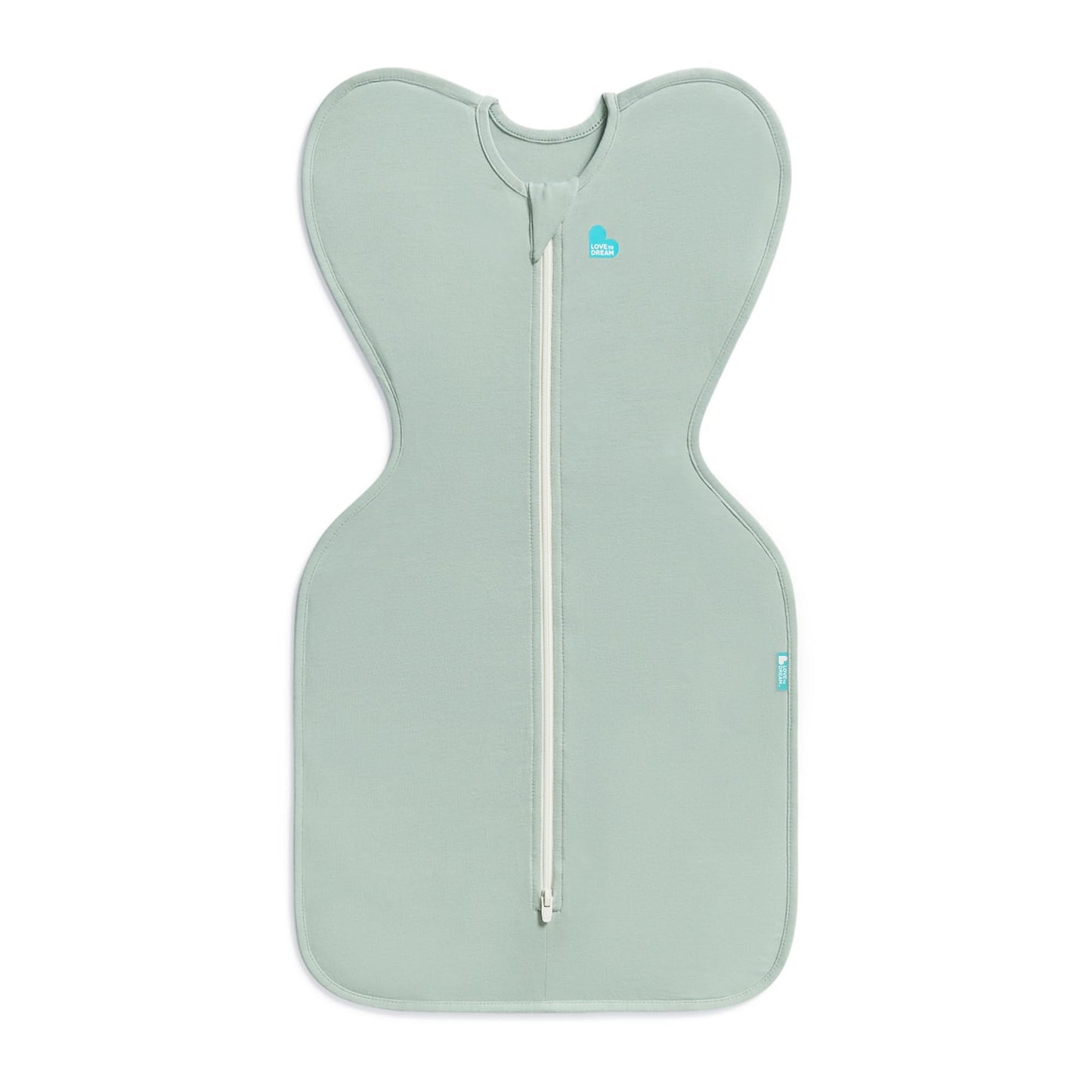 Love To Dream Swaddle UP, Saco para Dormir Bebe Ideal para el Sueño Cómodo - Saquitos para Dormir Bebe 2.3-3.9 Kg para Climas de 24°C - 27°C - Costal de Algodón Color Verde Oliva