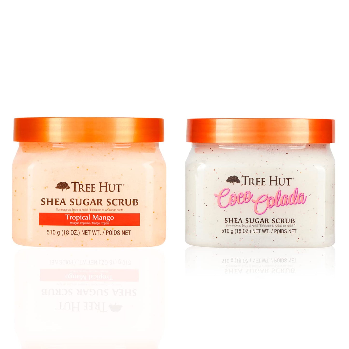 Set de Exfoliantes Corporales Tree Hut Mango Tropical Coco Colada