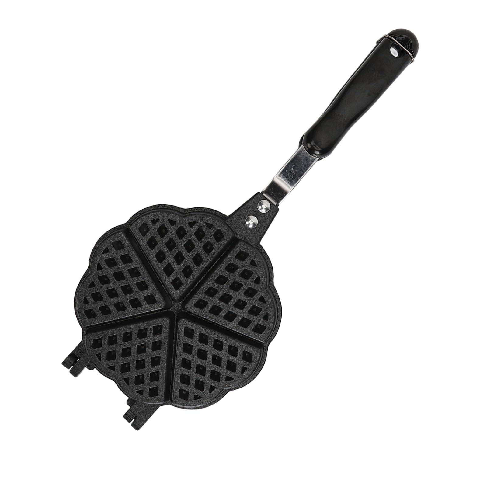 Máquina para Hacer Gofres con Sartén, 5,9 Pulgadas, Perfecta para Gofres Tostadores de Sándwich, Mini Planchas para Gofres Antiadherentes de Doble Cara para un Desayuno sin