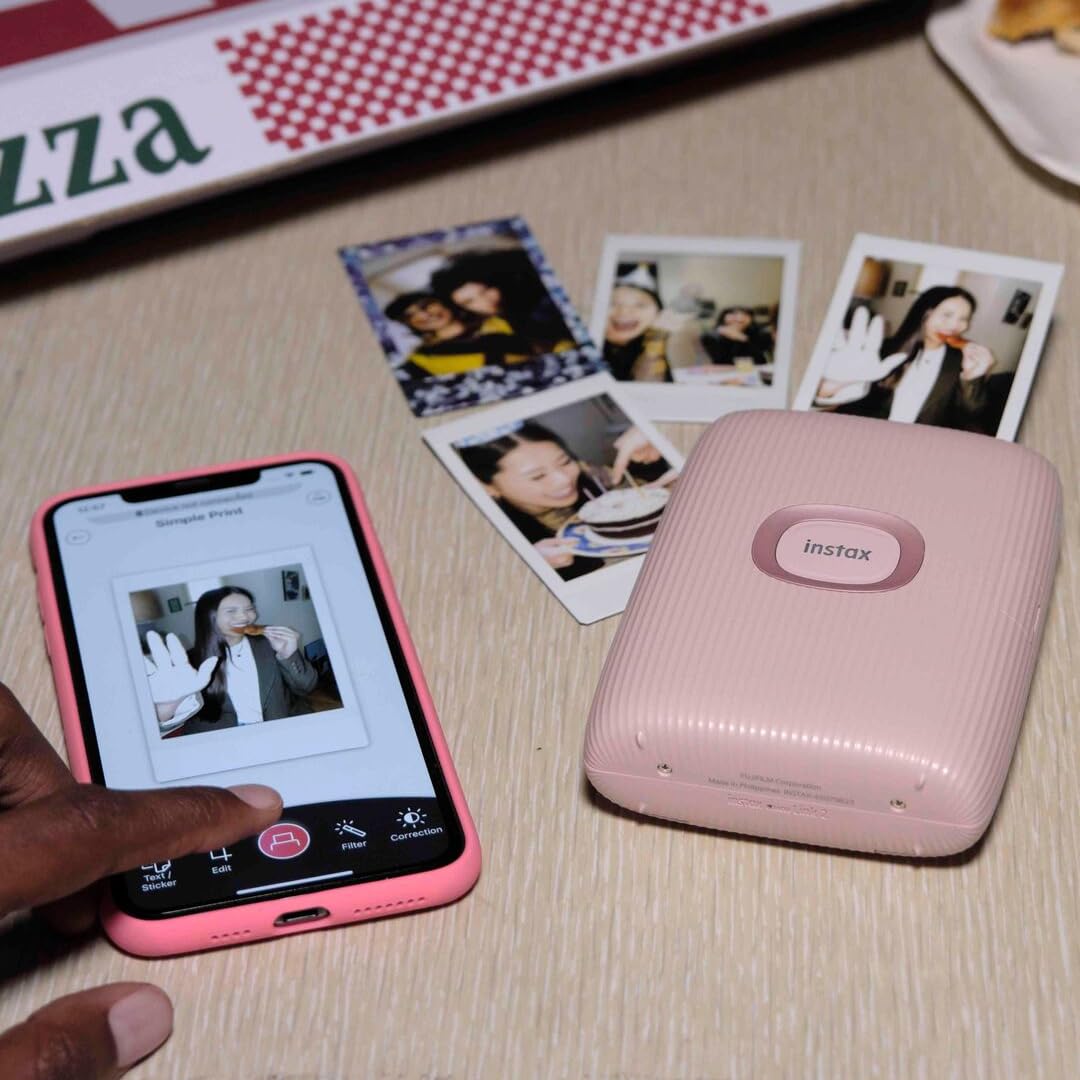 instax Impresora Fujifilm Link2 Rosa