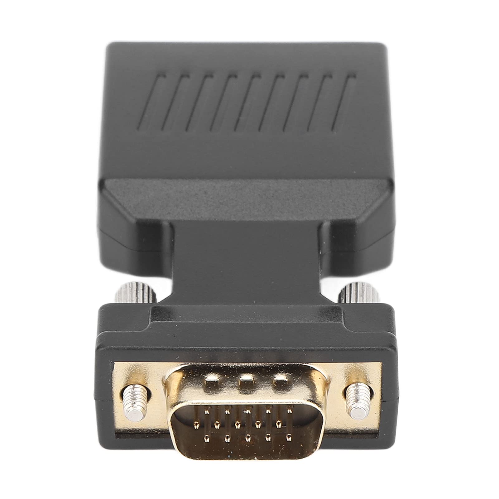 Adaptador VGA a HDMI con Audio 1080P, Convertidor de Video HDMI Hembra VGA Macho para Computadora Portátil, Computadora, Proyector