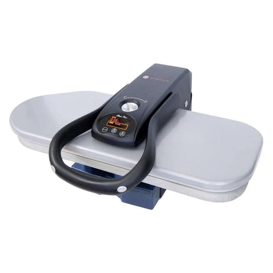 Prensa de Vapor Singer Inteligente 1500 W con Superficie Antiadhesiva y Controles Digitales