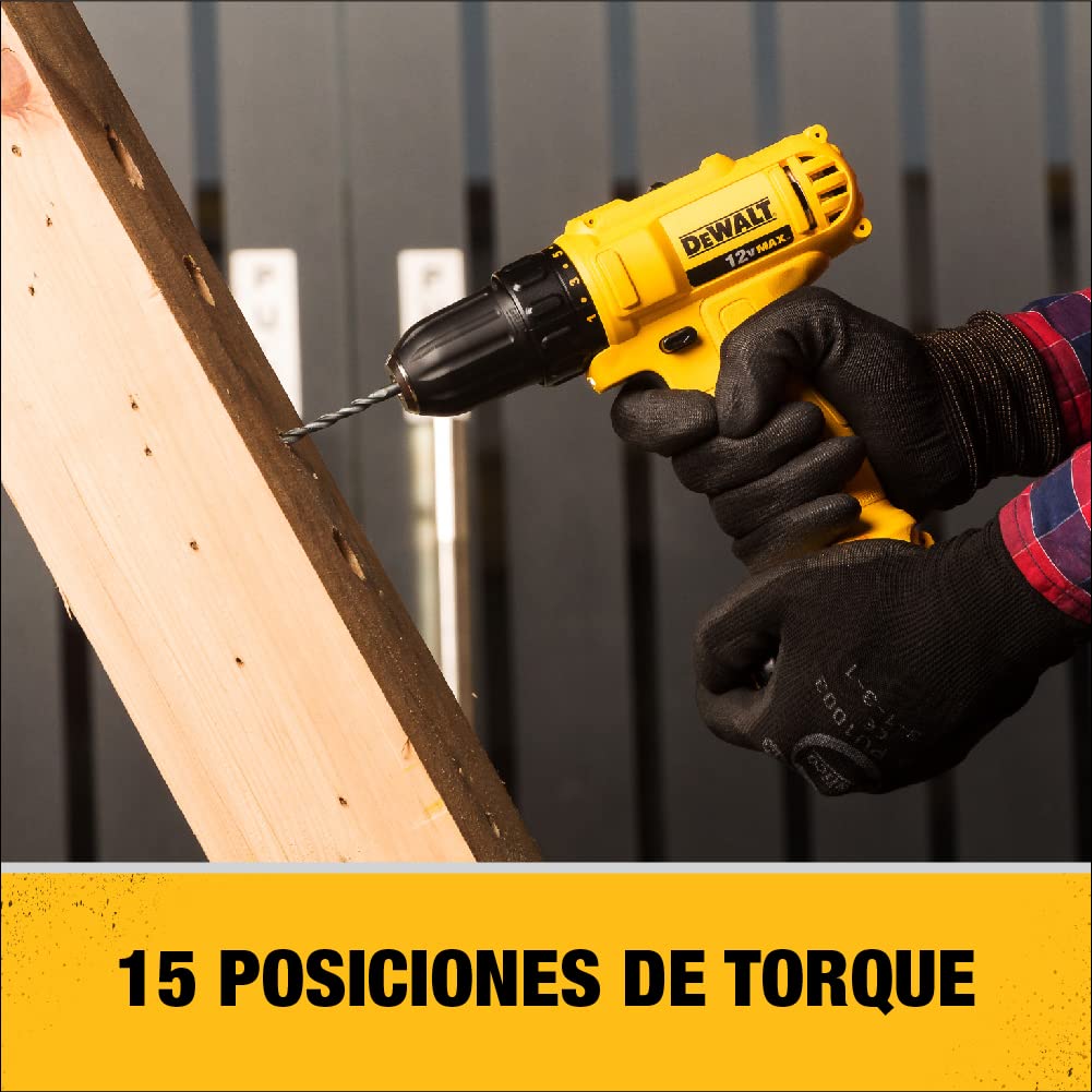 DEWALT DCD700C2-B3 Taladro/Atornillador 12V 3/8 pulg
