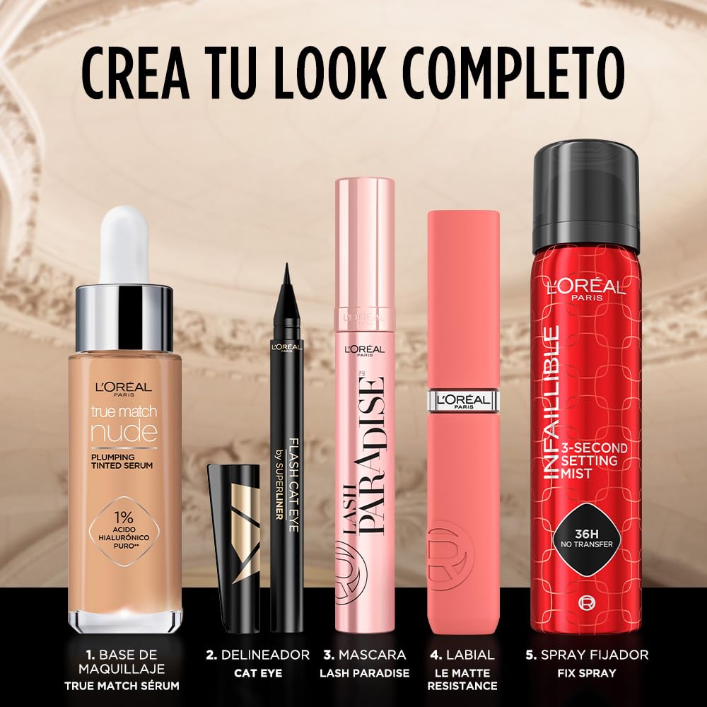 L'Oreal Paris Mascara para Pestanas Lash Paradise, 8.5 ml