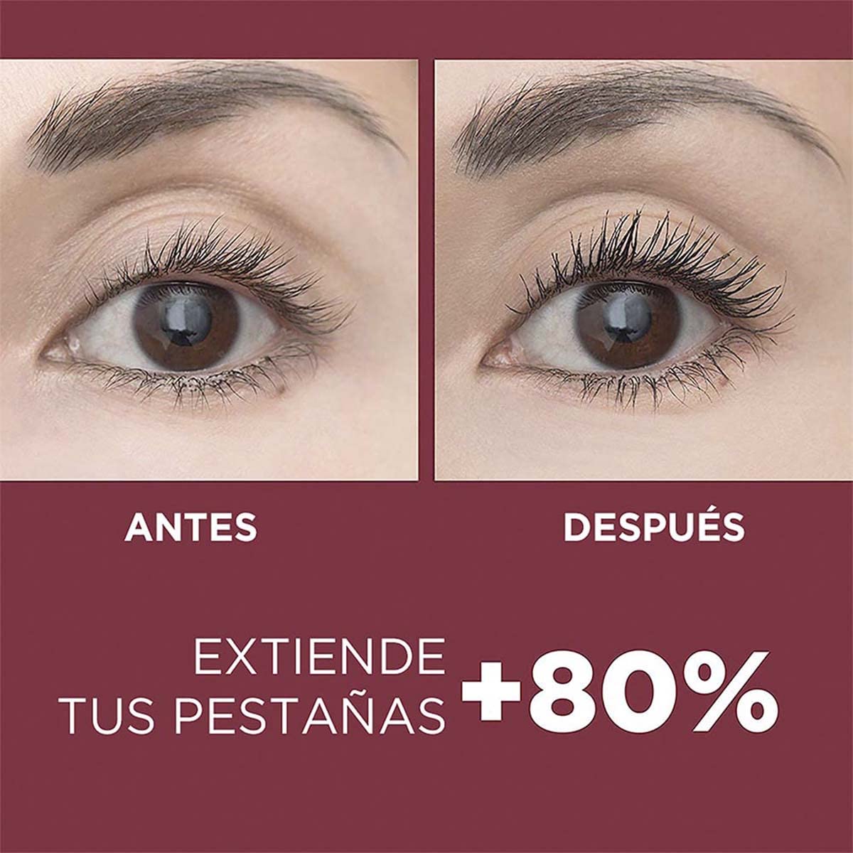 L´Oréal Paris Mascara de Pestañas Lavable Double Extension Beauty Therapy, 12 ml