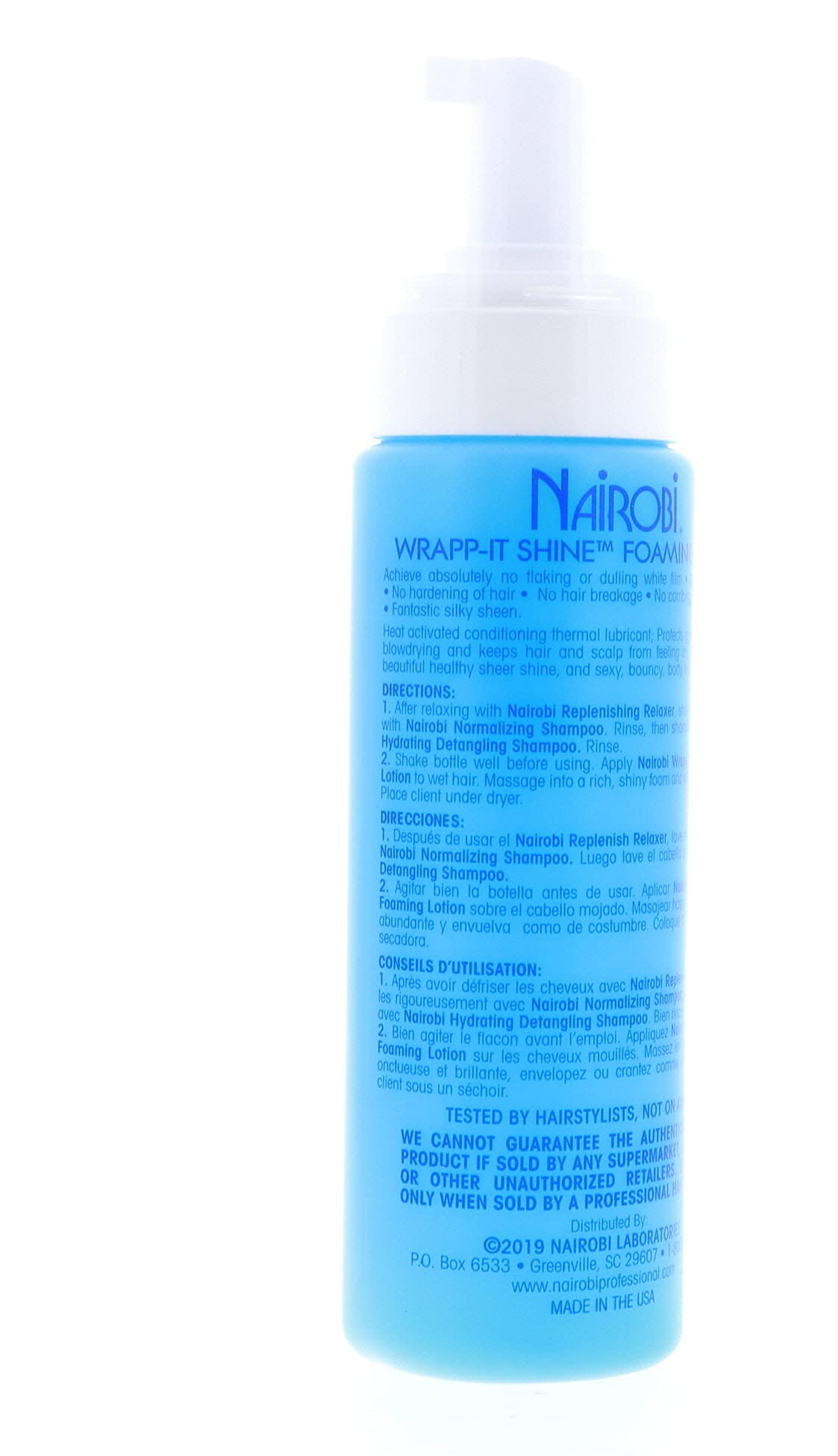 NAIROBI Wrapp-it Shine Liquid Spray, 8 Oz
