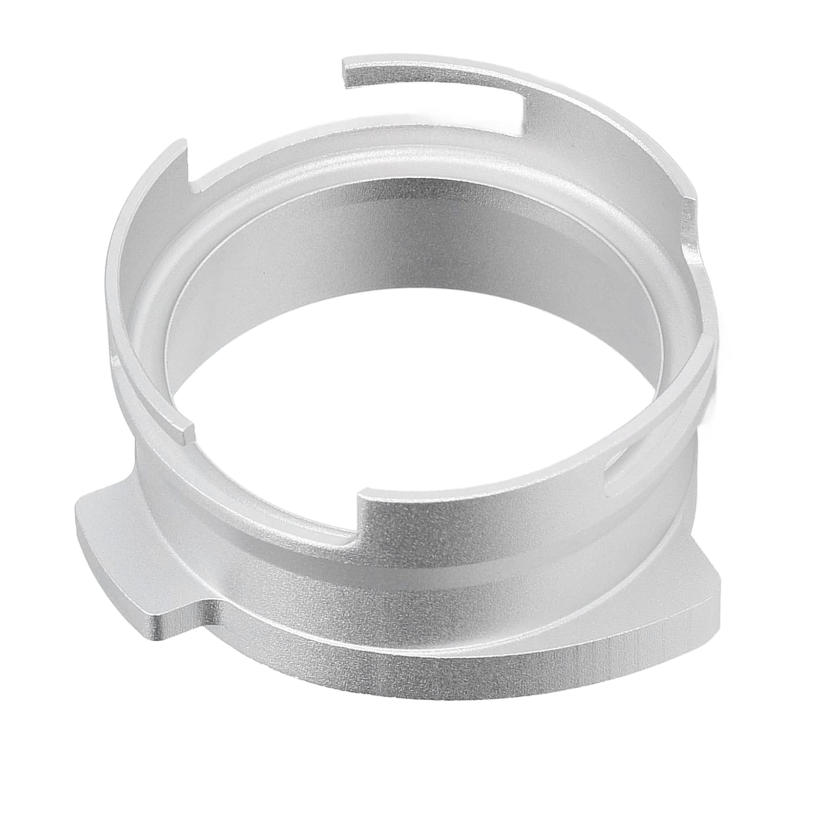 Embudo de Dosificación Tgoon Plata de Café en Acero Inoxidable de 54 Mm