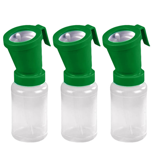 Tazas de Tetina Paquete de 3 Verde sin Reflujo y Retorno para Inmersión en Vacas, Ovejas y Cabras 300 ml