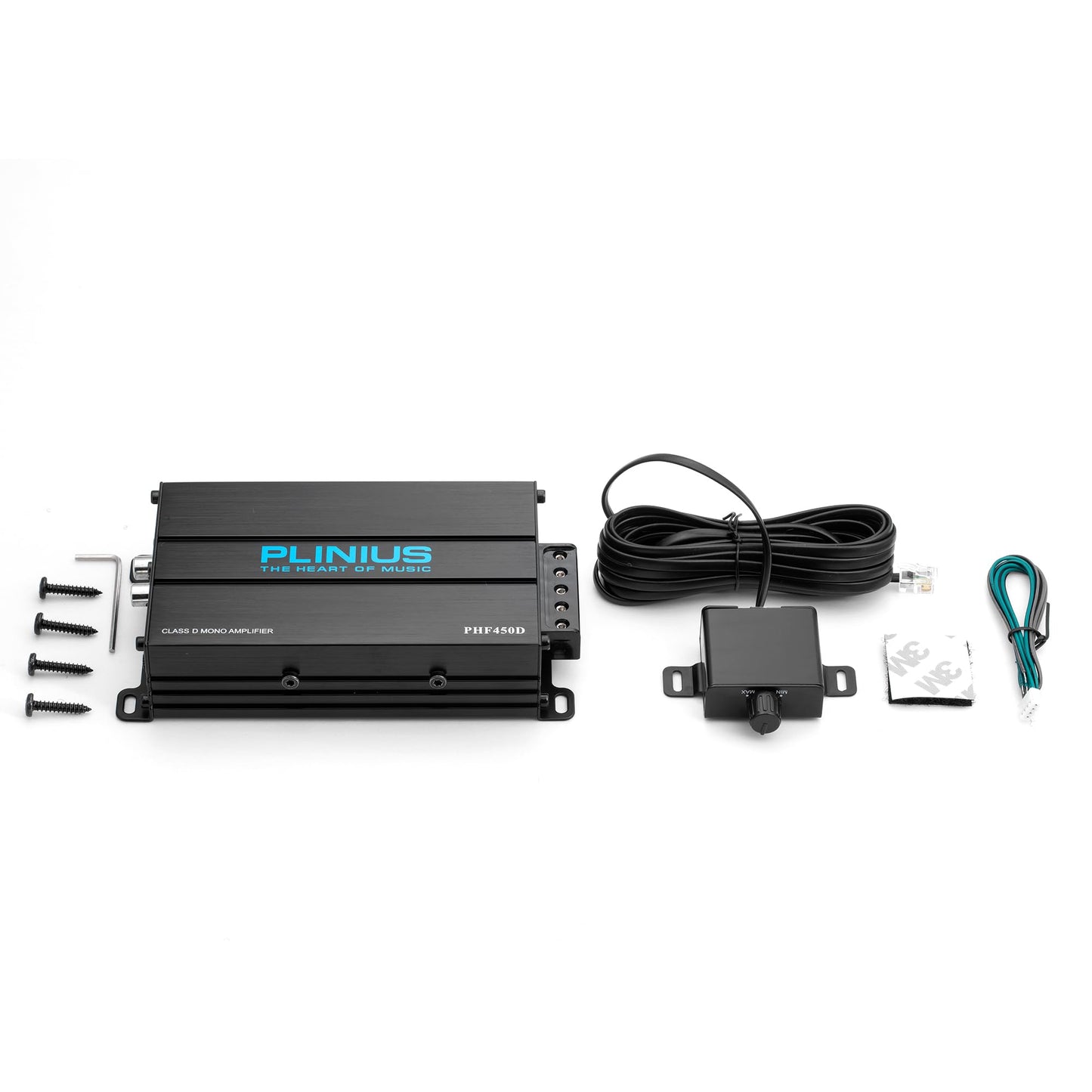 Amplificador de Audio Monobloque Clase D Compacto con Fuente de Alimentación Mosfet para Subwoofer 2/4 Ohmios Estable y Entradas de Nivel Bajo y Alto