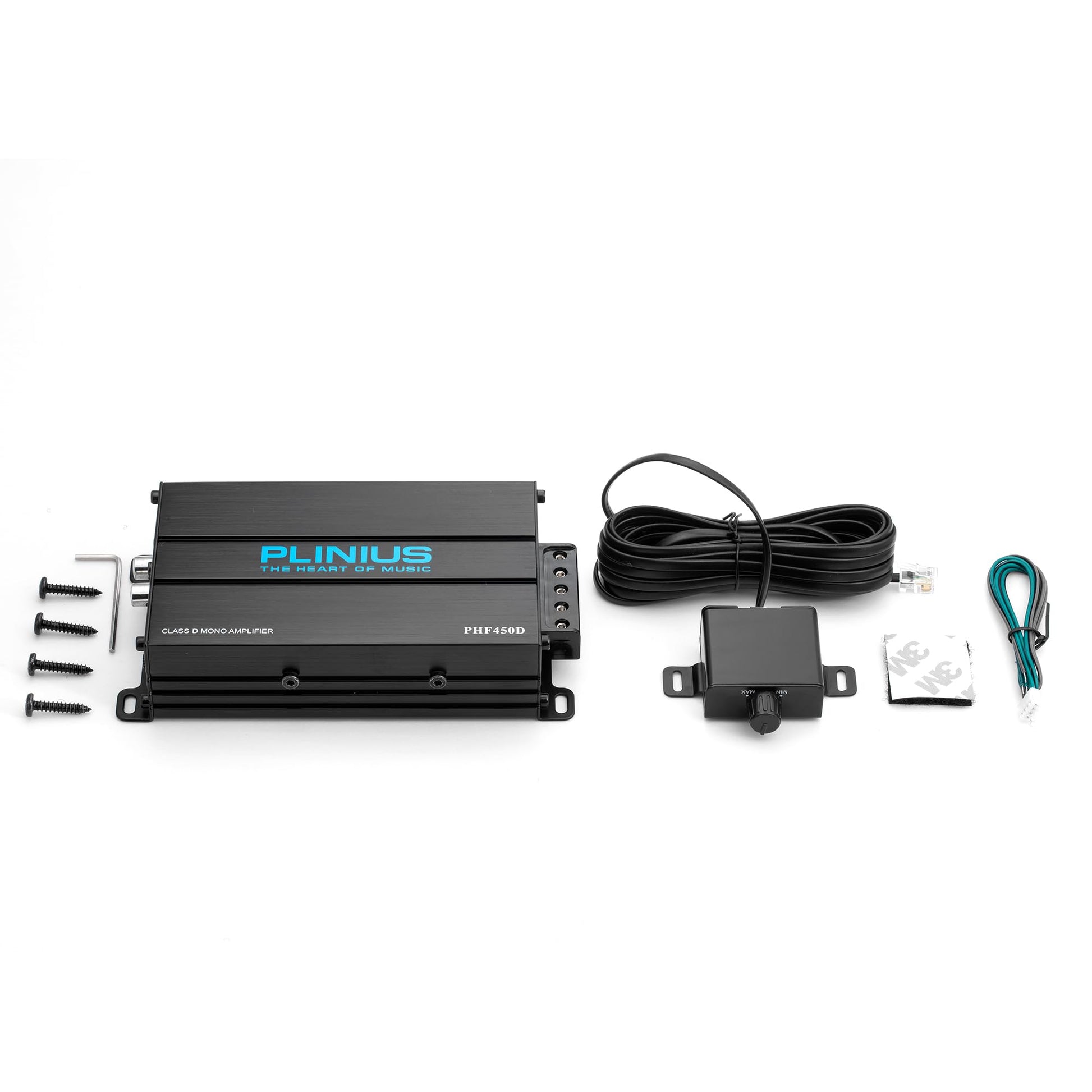 Amplificador de Audio Monobloque Clase D Compacto con Fuente de Alimentación Mosfet para Subwoofer 2/4 Ohmios Estable y Entradas de Nivel Bajo y Alto