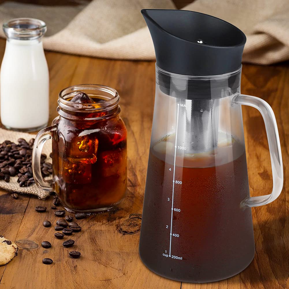 Cafetera SKM-MX Acero Inoxidable Vidrio con Filtro Extraíble Hermética 1.2L