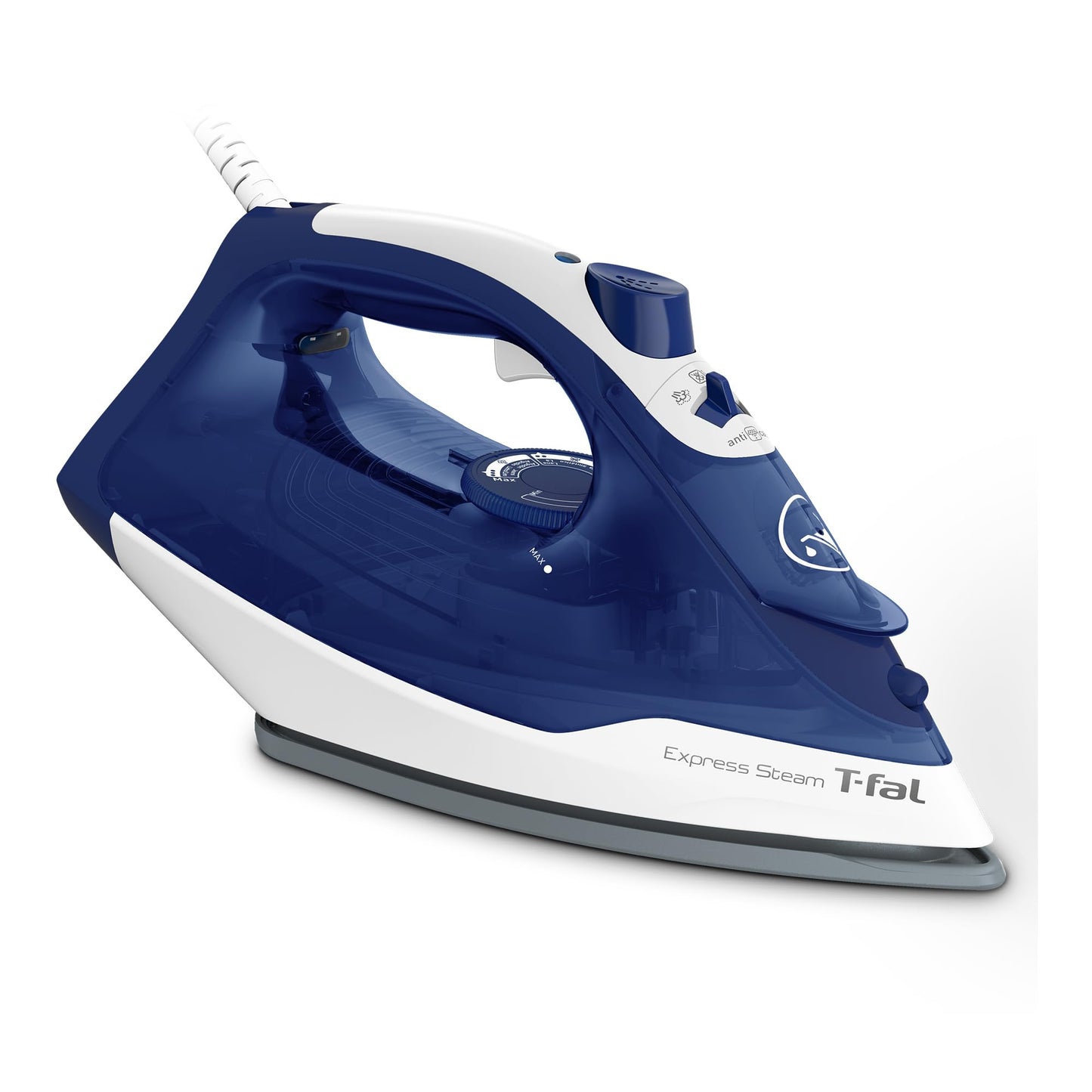Plancha de Vapor T-Fal Azul Suela True Ceramic Glide 1600 W