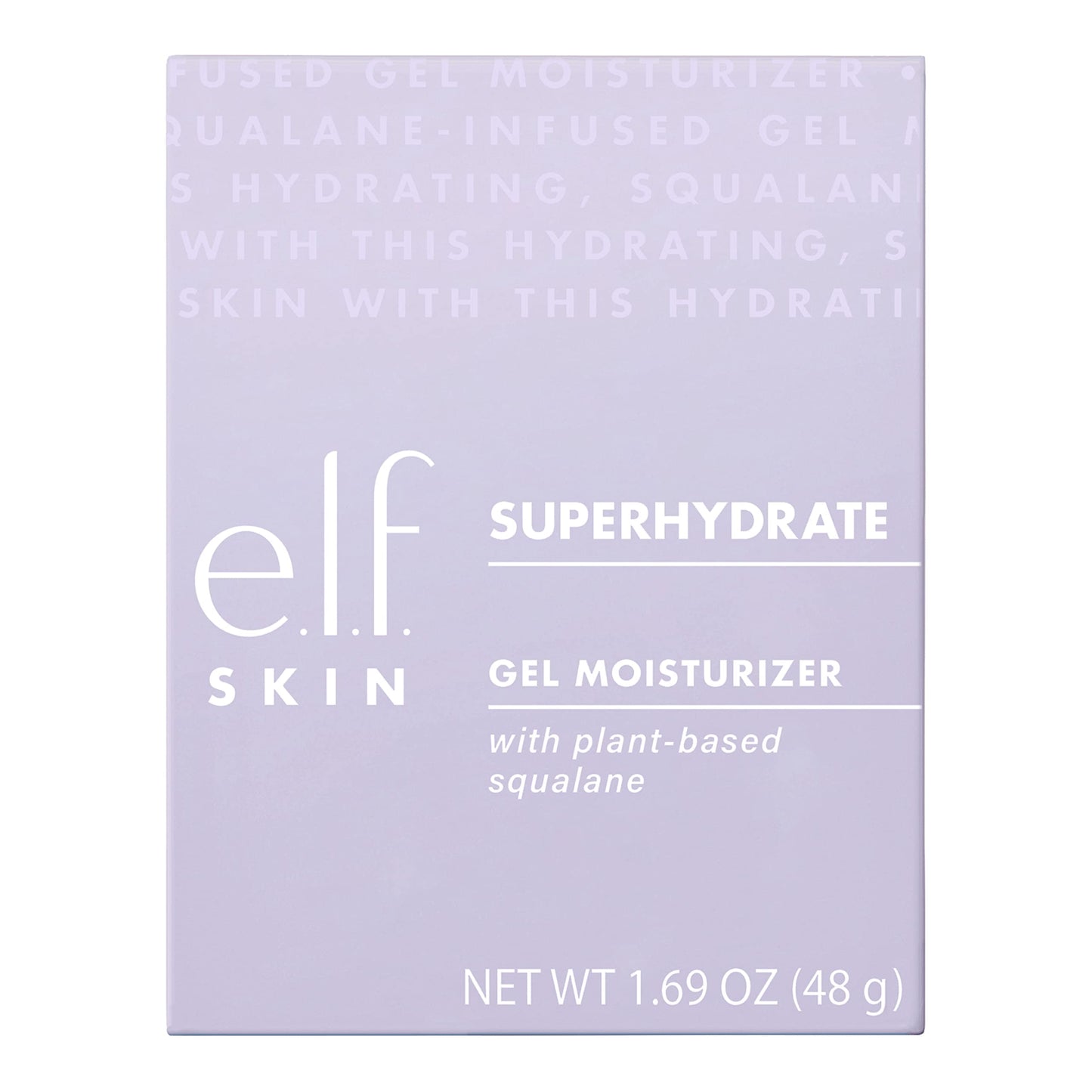 e.l.f. elf, SuperHydrate Moisturiser, de rápida absorción, no graso, fórmula de gel, hidrata, tonifica, aclara, protege, infundido con vitamina E, 1.69 oz
