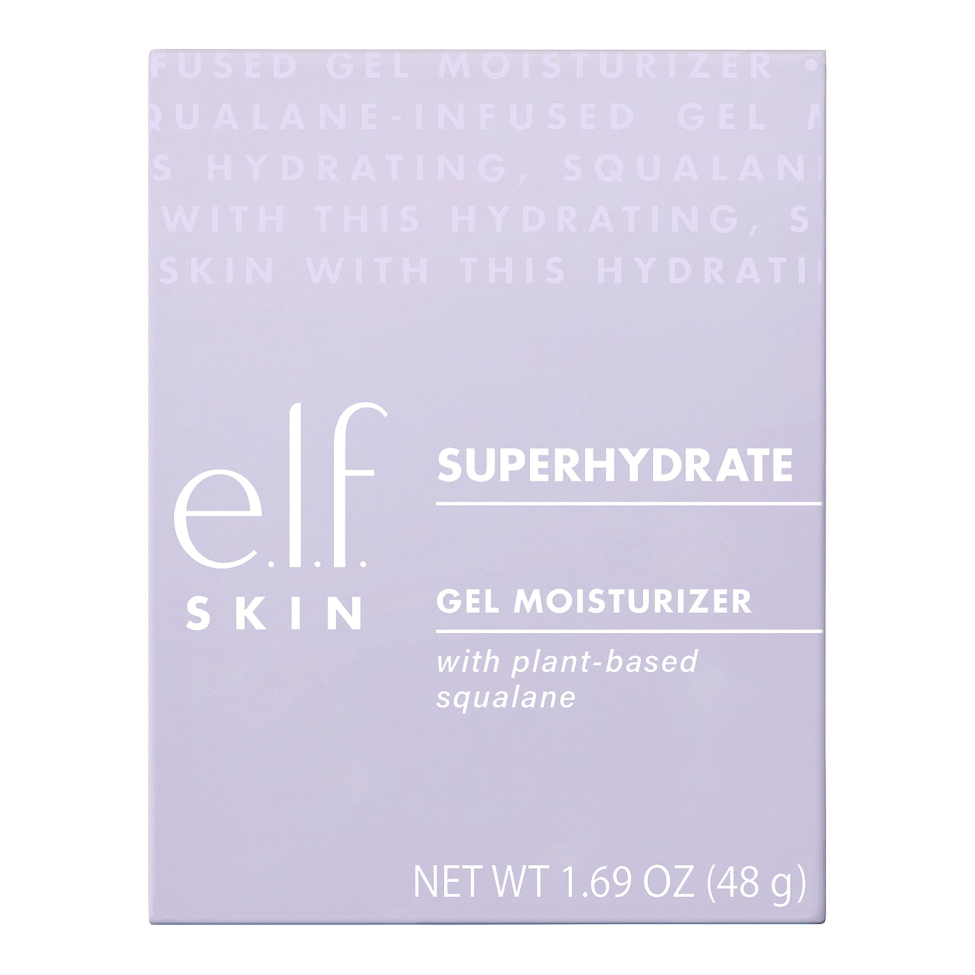 e.l.f. elf, SuperHydrate Moisturiser, de rápida absorción, no graso, fórmula de gel, hidrata, tonifica, aclara, protege, infundido con vitamina E, 1.69 oz