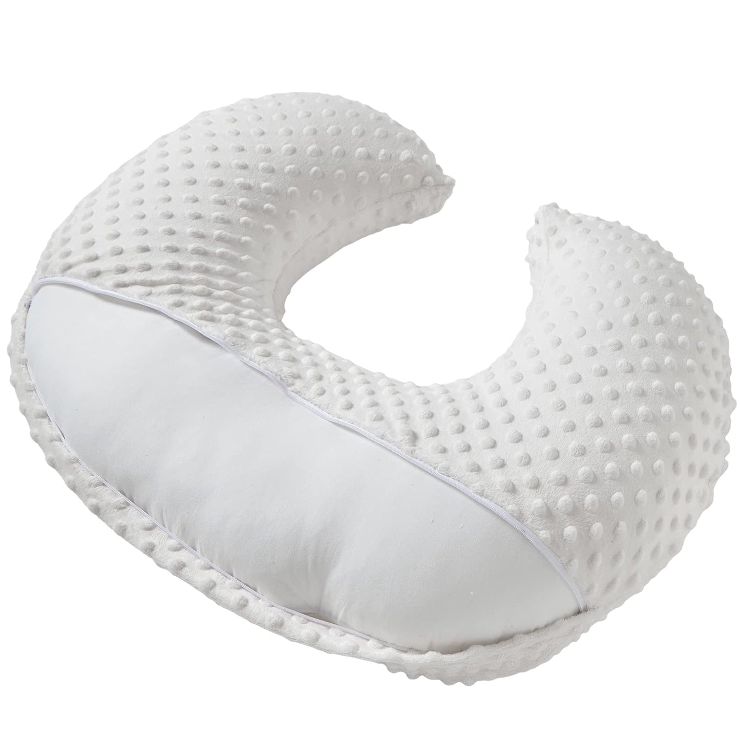 Aullar - Almohada y posicionador de lactancia con funda para lactancia materna y alimentación con biberón, apoyo para bebé, tiempo de barriga, soporte para sentarse al bebé, soporte para despertar
