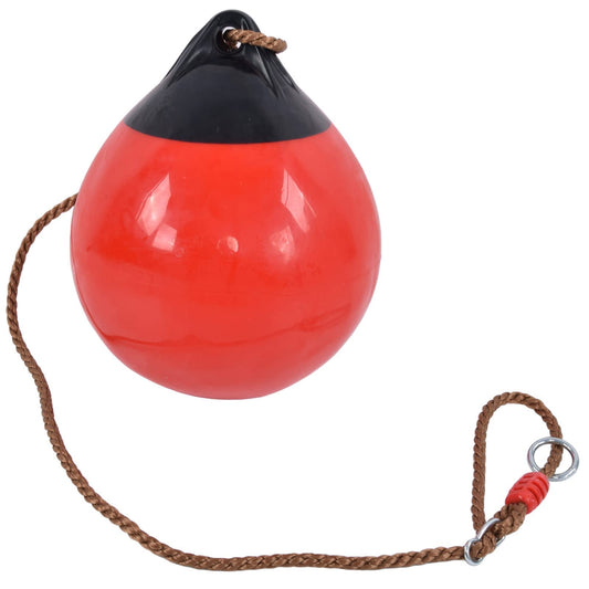FOUF Columpio de Bola Inflable, Columpio para Niños Y Columpio de árbol, Plataforma de Columpio de Cuerda, Columpio, Accesorios para Patio de Recreo, 29 Cm/11,4 Pulgadas, Rojo Pequeño con Cadena