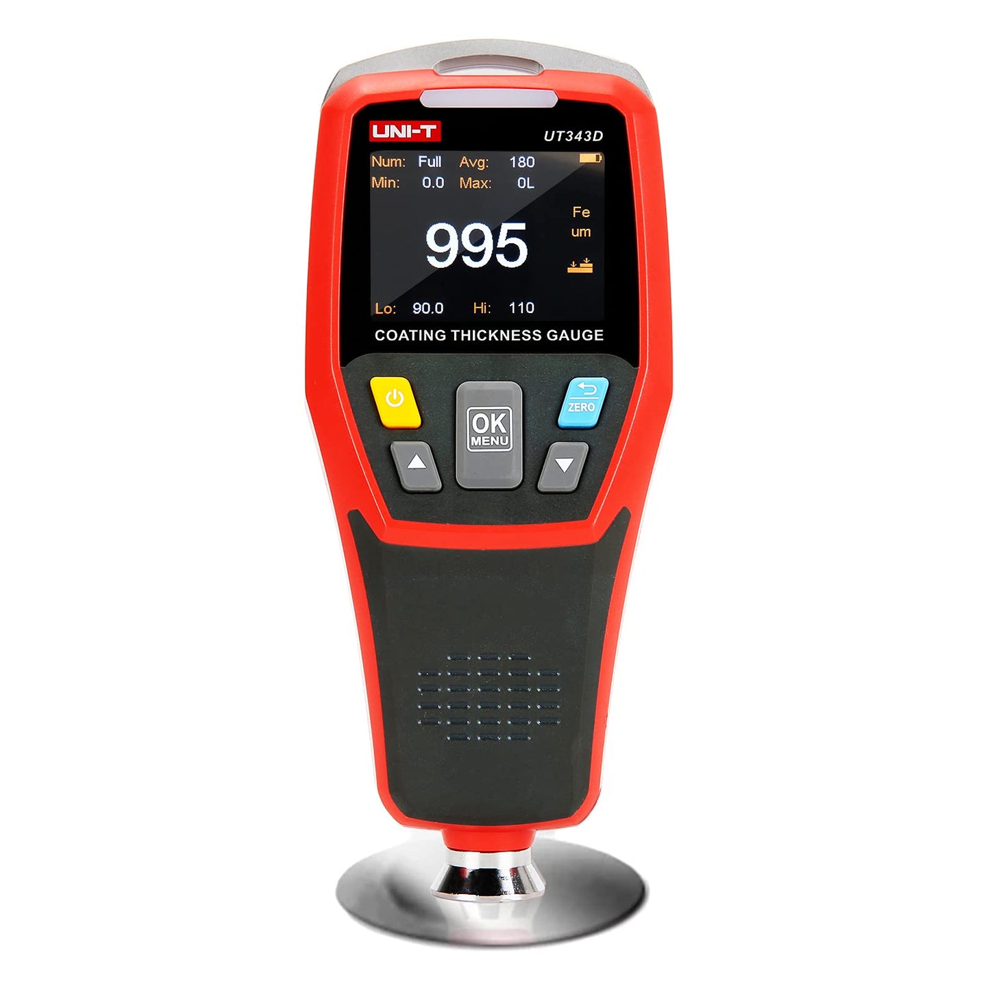 Medidor de Espesor Digital UT343D con USB 0-1250um