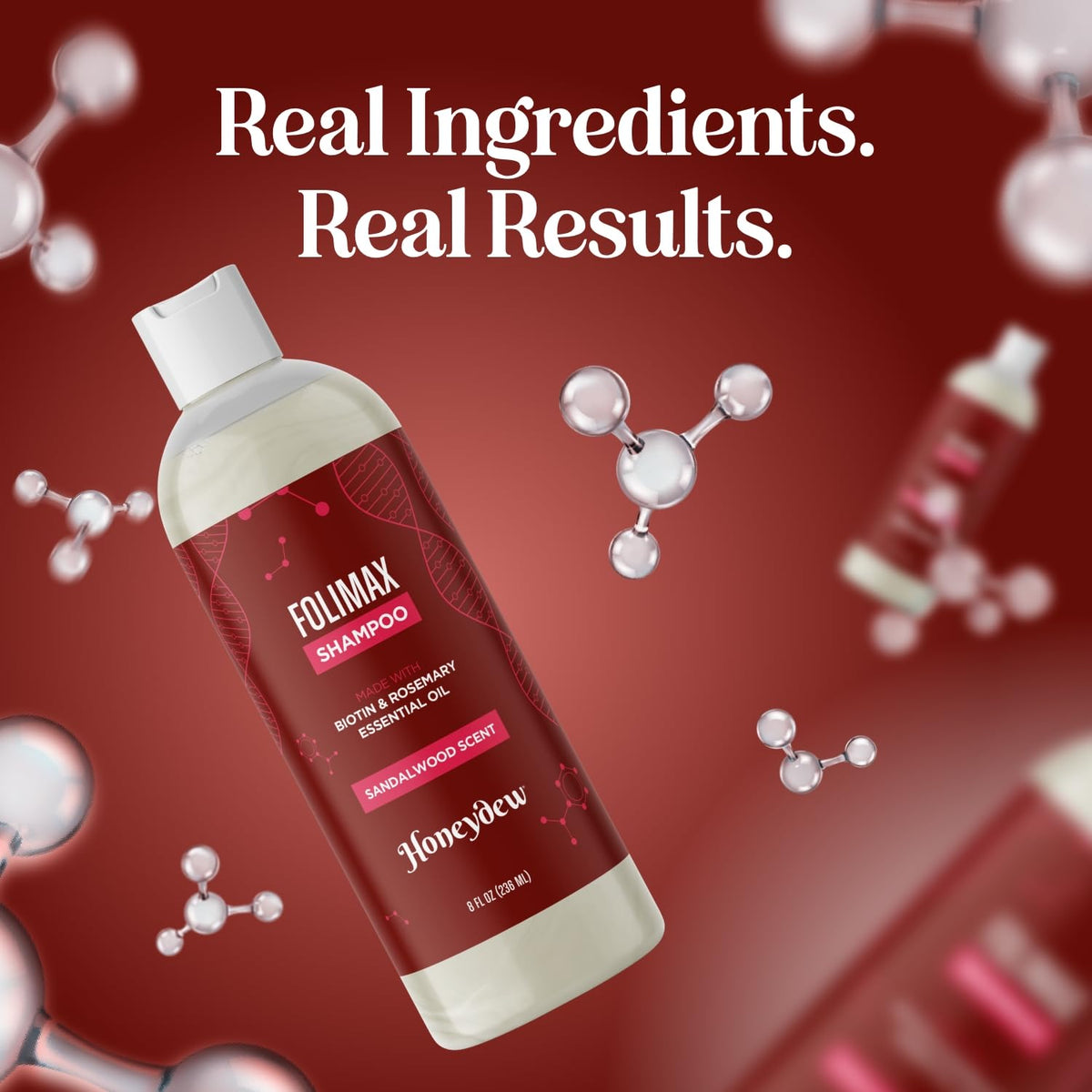 Champú Potente Anticaída 100% Natural con Biotina Romero y Aceite de Coco para Mujer y Hombre