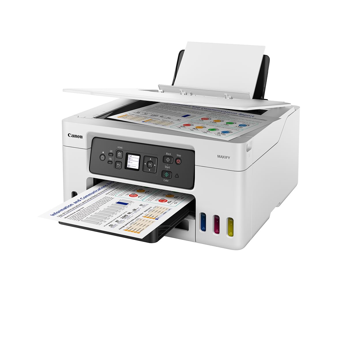 Canon Impresora Multifuncional de Tinta MegaTank Maxify 3 en 1 GX3010