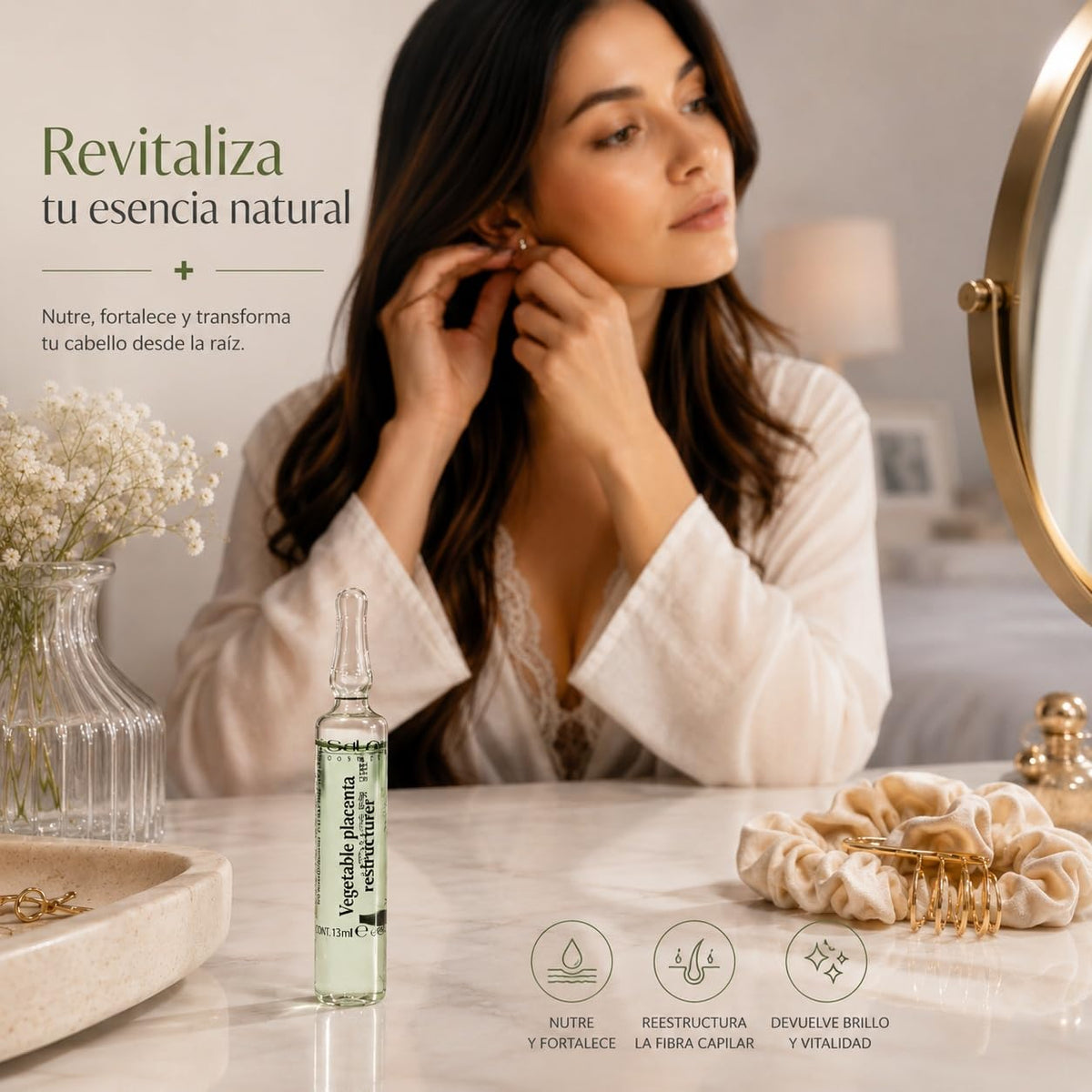 Restructurador de Placenta Vegetal Salerm 4 Aplicaciones