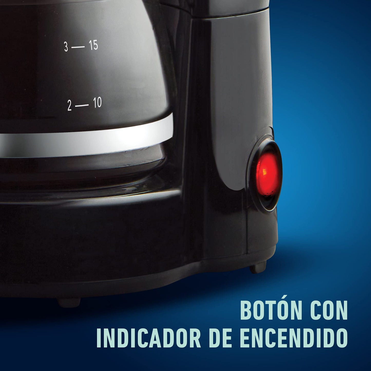 Cafetera Oster, de 5 Tazas, con Filtro Permanente, Negro, modelo BVSTDC05
