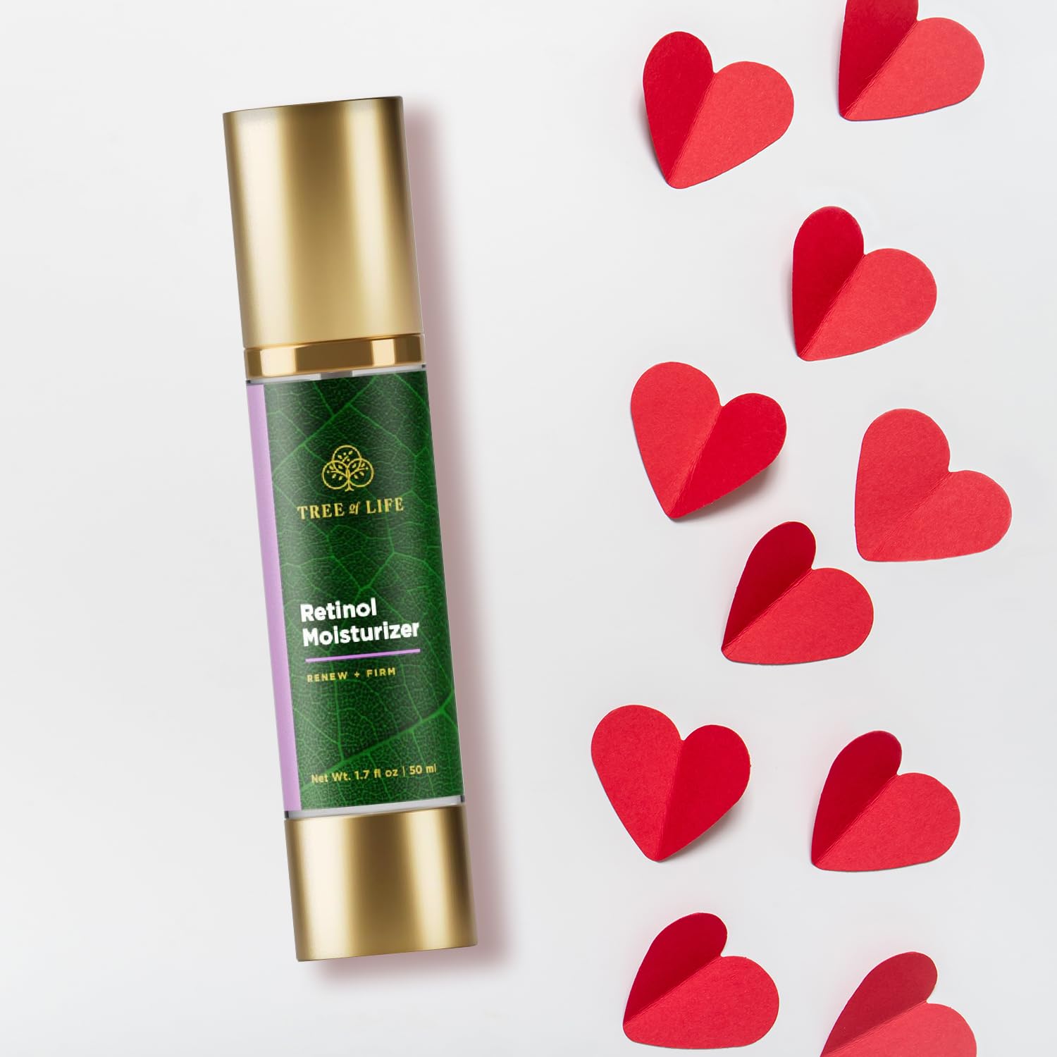 TREE OF LIFE BEAUTY Retinol Crema facial hidratante – Crema antienvejecimiento de fuerza clínica