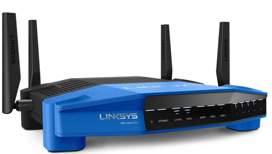 Linksys AC1900 Dual Band Open Source WiFi Wireless Router (WRT1900AC) Renovado