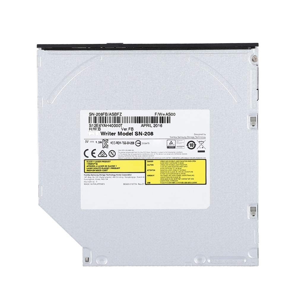 Grabadora de DVD-RW Interna ultradelgada, grabadora de Unidad de DVD/CD Slim portátil para computadora portátil