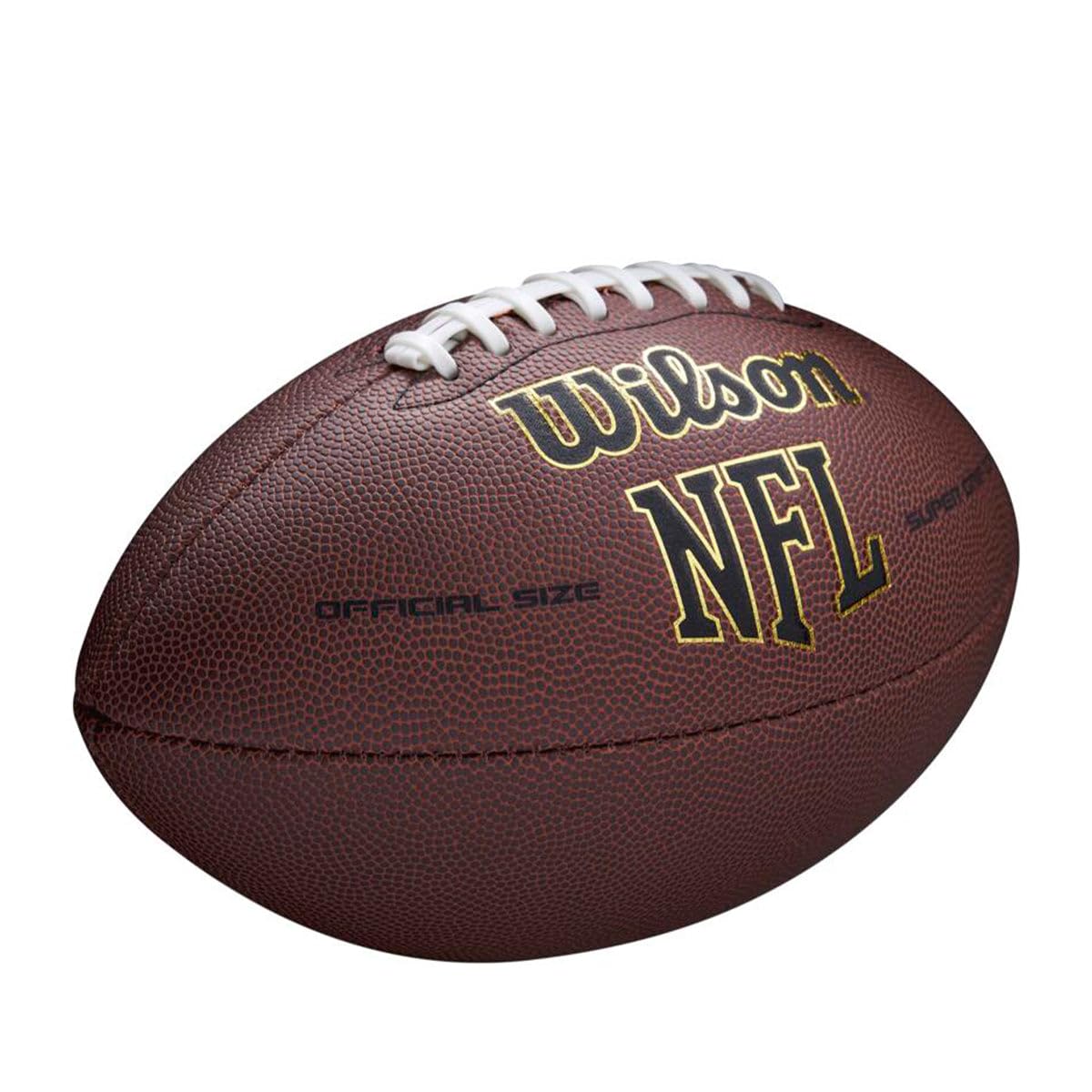 Fútbol Compuesto Wilson NFL Café Tamaño Oficial