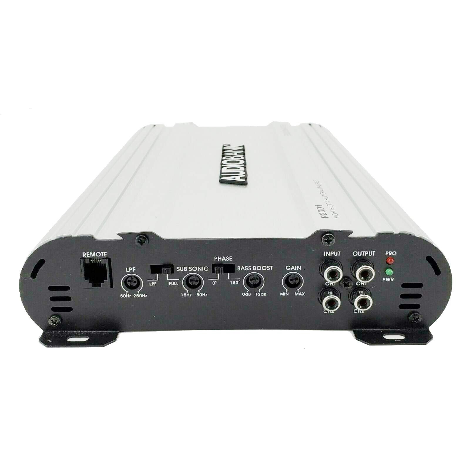 Amplificador Estéreo Audiobank Monoblock 2000 Watts Aleación de Aluminio Resistente para Coche