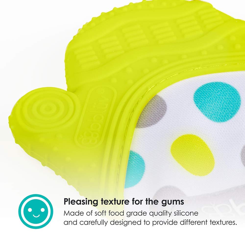 bbluv Guante de denticion para bebe - Gris