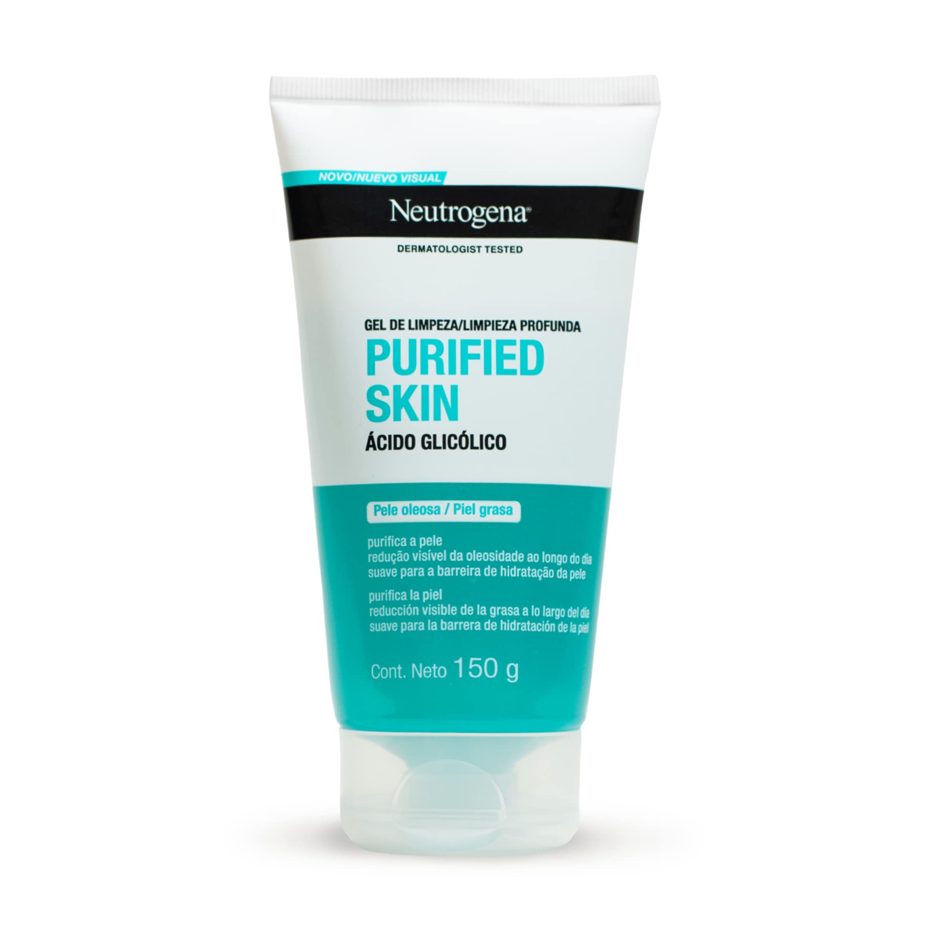 Crema Hidratante Facial Reparador Nocturno Neutrogena Face Care Intensive Colageno 100g + Gel Limpiador Facial Purified Skin Ácido glicólico 150 g