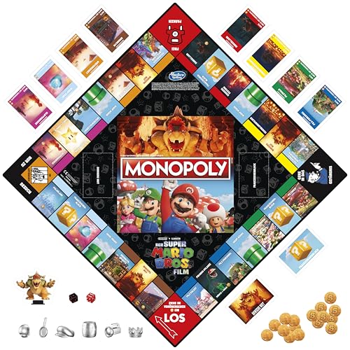 Juego de Mesa Monopoly Super Mario Bros Token Bowser para Fans
