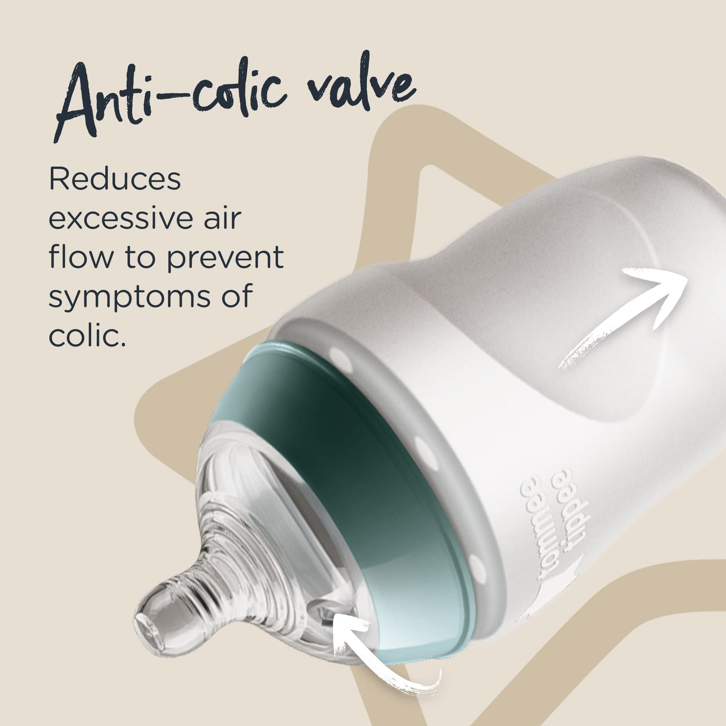 Biberones Tommee Tippee Azul Claro Anticólico de Silicona para Bebés 0+ Meses