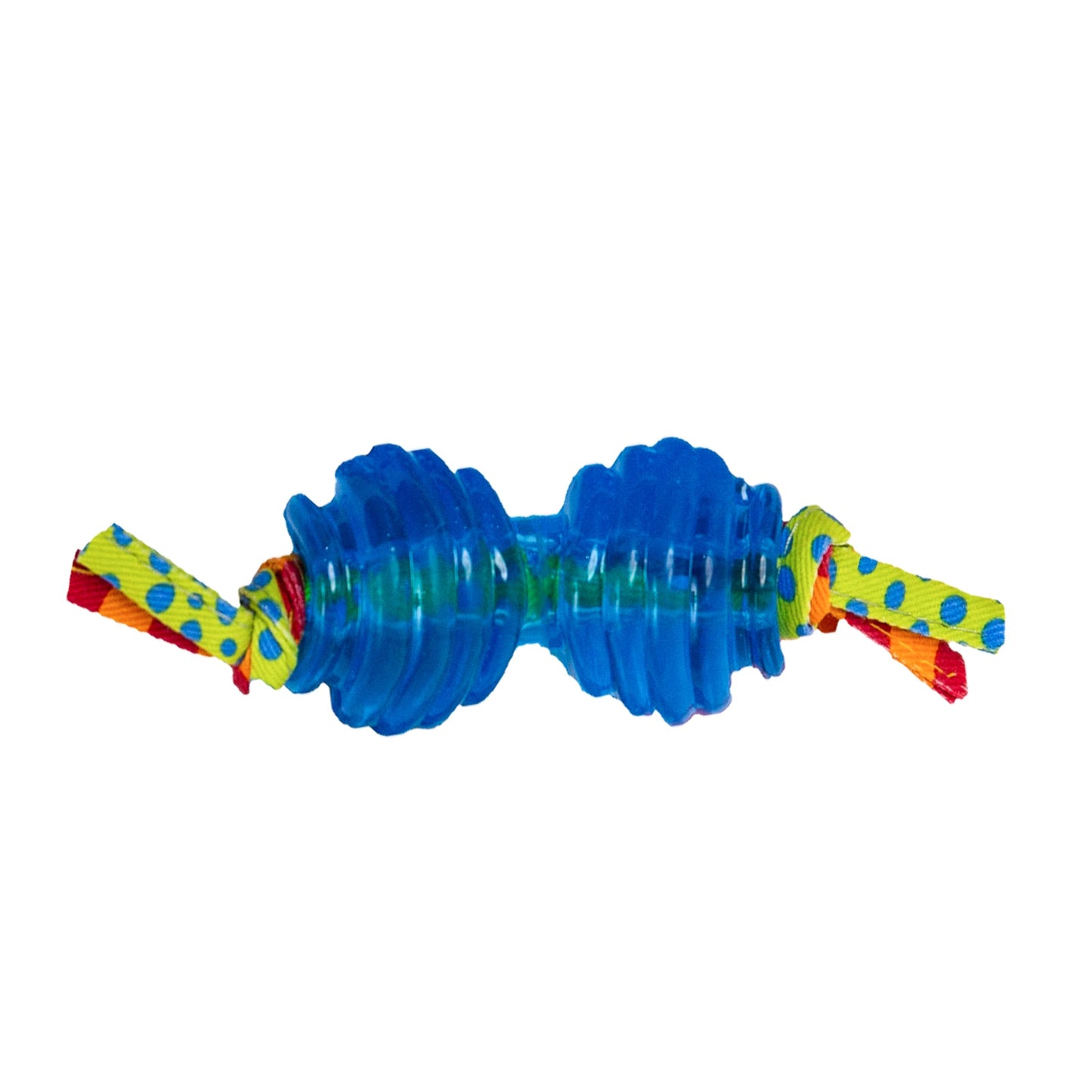 Juguetes Masticables Petstages Mini Orka Azul Paquete de Hueso y Mancuernas para Perros