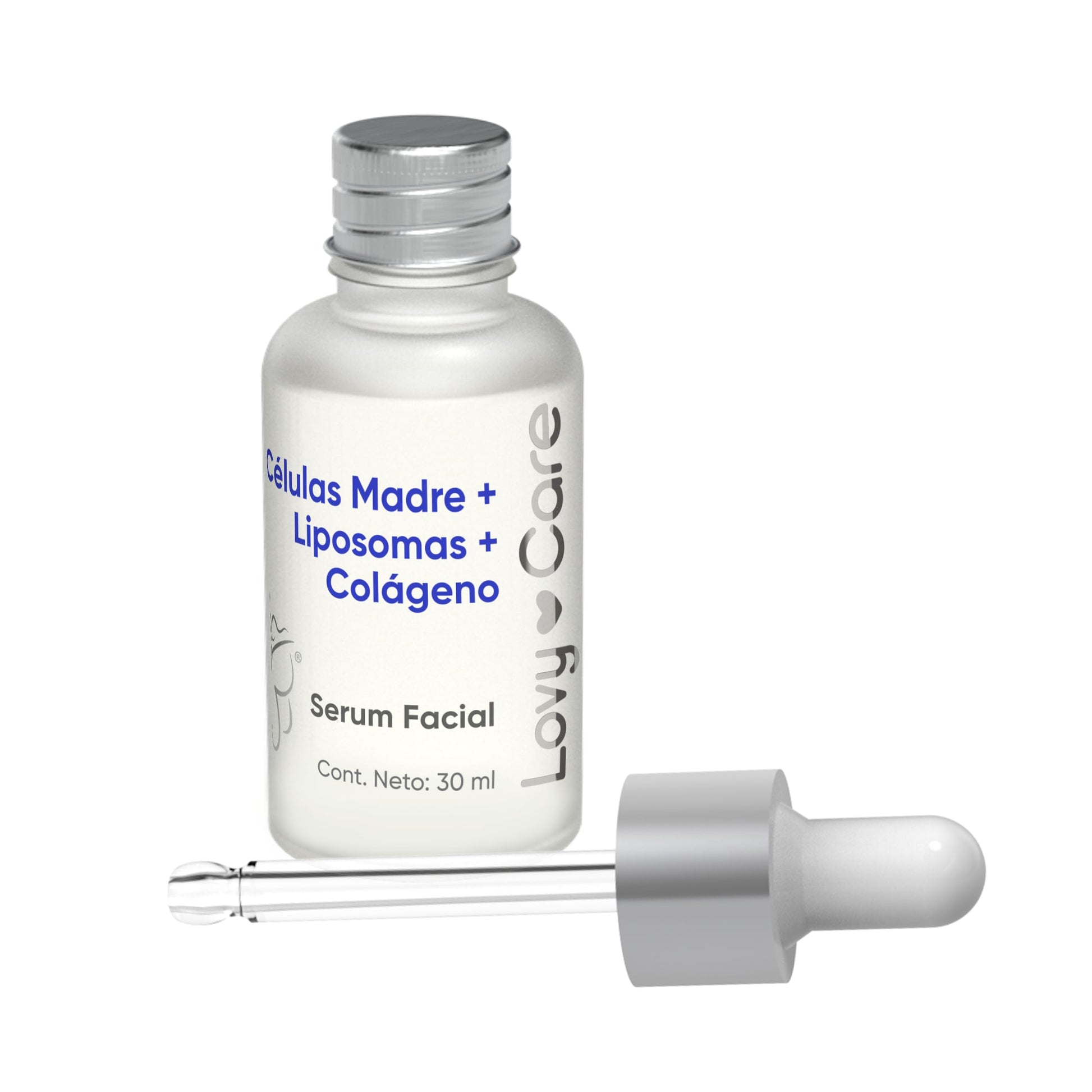Lovy Care Serum Facial Cells Madre + Liposomes + COLAGENO tonificante, Regeneradora + pH 5.5 piel Sana