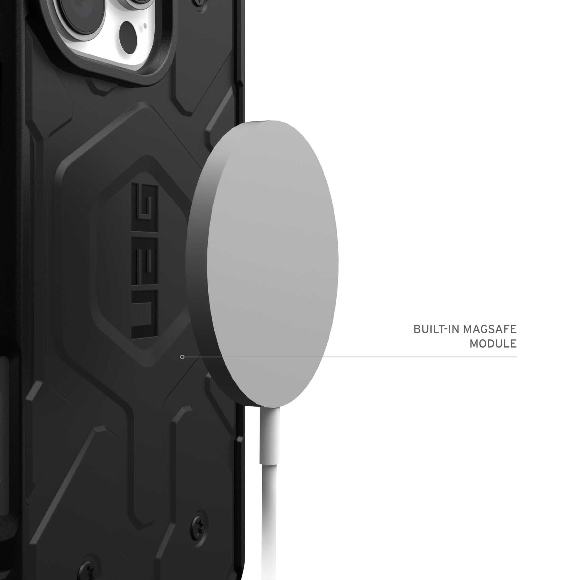 Funda Urban Armor Gear Negro Resistente Grado Militar Compatible MagSafe para iPhone 16 Pro MAX