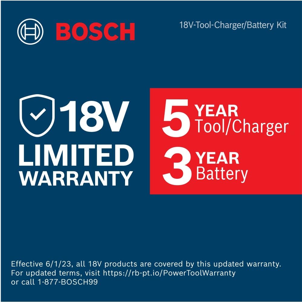 BOSCH GSR18V-975CB25 18V sin escobillas conectado, listo para 1/2 pulgadas. Kit de taladro/driver con (2) baterías de alimentación avanzadas CORE18V 4Ah