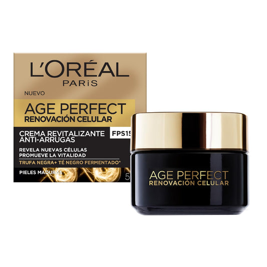 L'Oréal Paris Crema De Día Anti-Arrugas Age Perfect Renovación Celular, 50ml