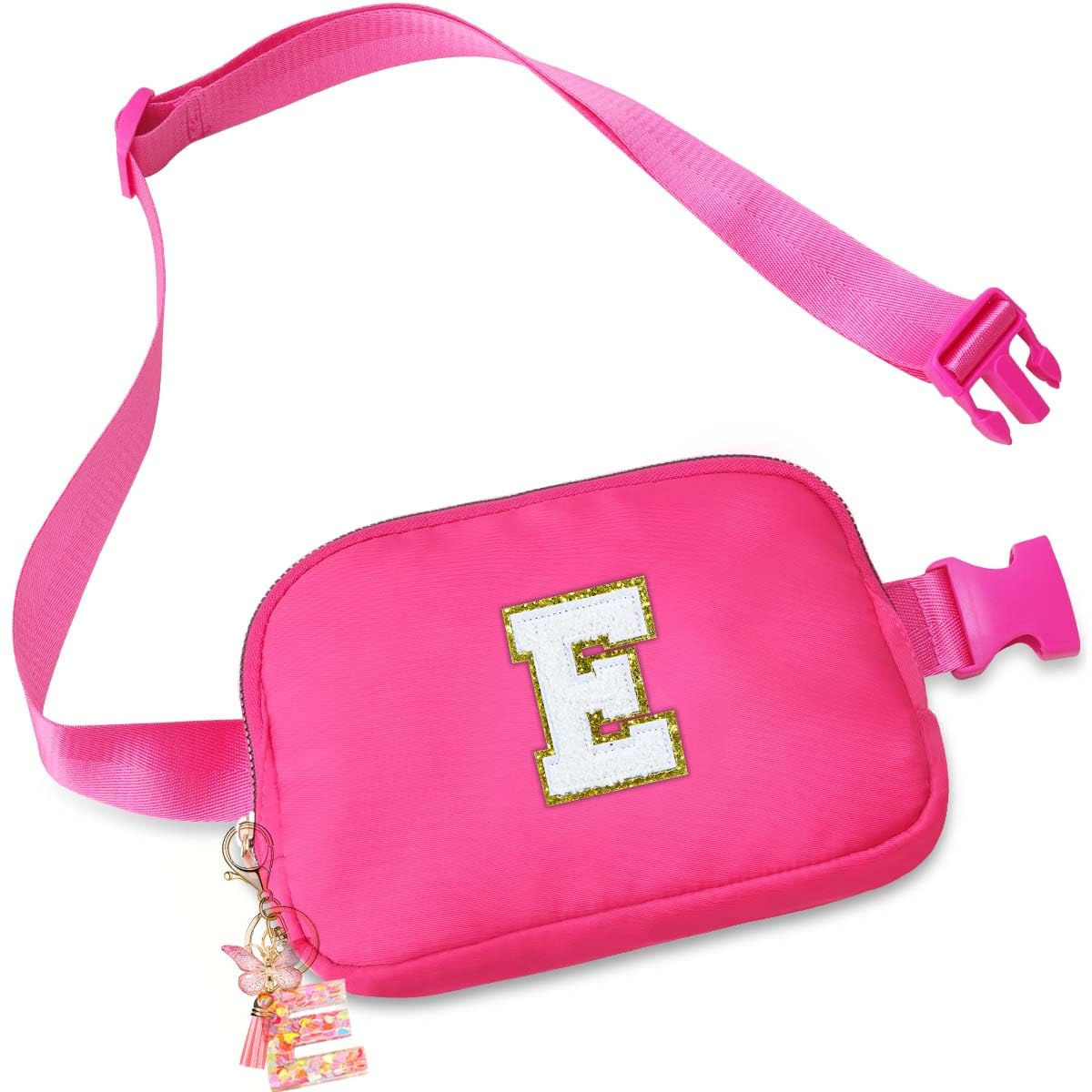 Kejea Riñonera Cruzada para Niñas y Mujeres, 8 a 12 Años, Regalos de Cumpleaños, Rosa