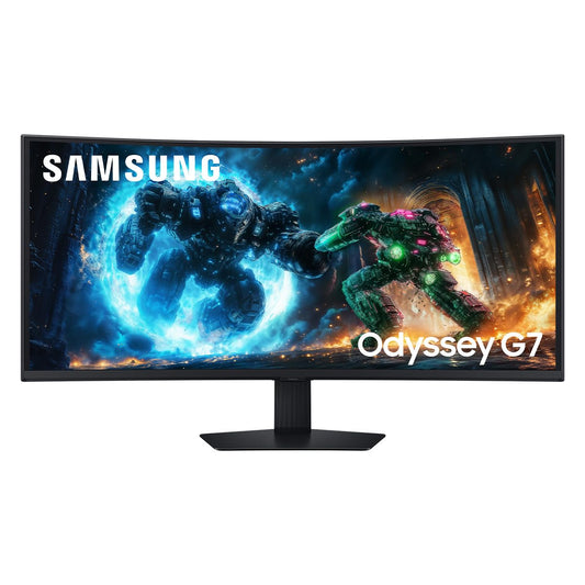 Samsung 40" Odyssey OLED Monitor Curvo G75F 4K 180Hz, WUHD, Frecuencia de actualización de 180 Hz y Tiempo de Respuesta de 1 ms (GtG), AMD FreeSync Premium Pro LS40FG750ELXZX