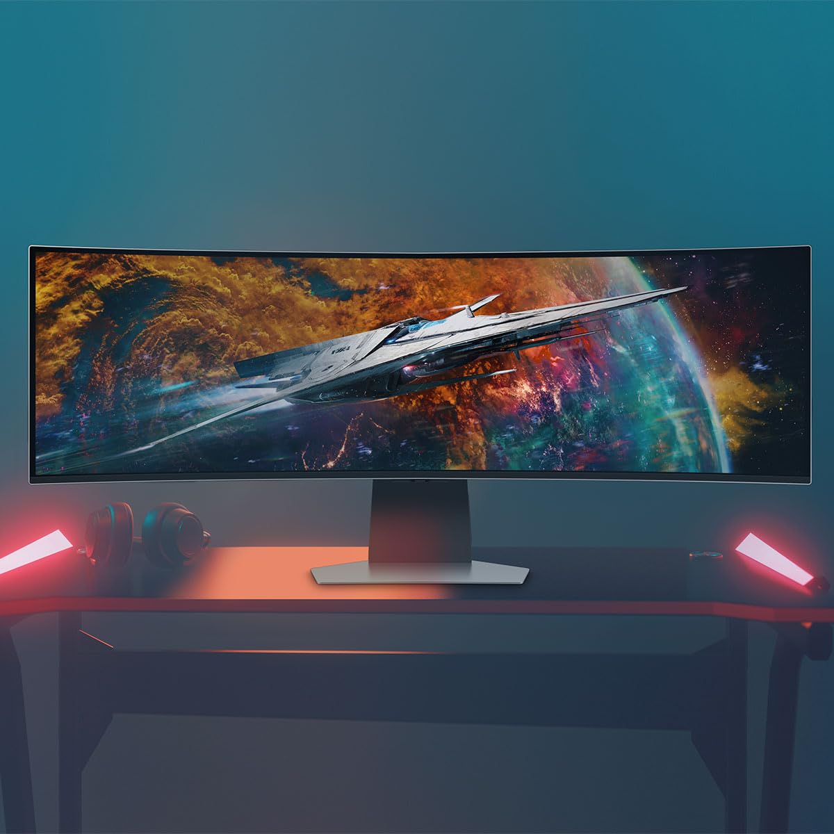 Monitor Gaming Samsung Odyssey G9 49 Pulgadas Curvo OLED .03 ms 240 Hz Smart